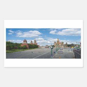 Sticker Rectangulaire Moscou Kremlin