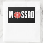 Sticker Rectangulaire Mossad (Sac)