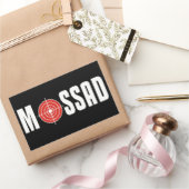 Sticker Rectangulaire Mossad (Cadeaux)