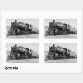 Sticker Rectangulaire Moteur ferroviaire Lake Superior & Ishpeming #20 (Feuille)