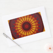 Sticker Rectangulaire Motif Abstrait (Enveloppe)