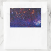 Sticker Rectangulaire Motif Atom (Sac)