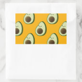 Sticker Rectangulaire Motif Avocado (Sac)