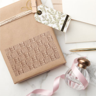 Sticker Rectangulaire Motif Bubble Knit Stitch par Shirley Taylor