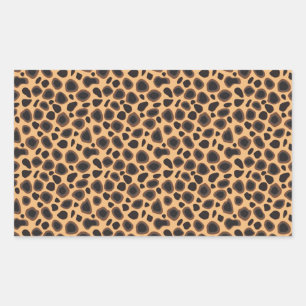 Sticker Rectangulaire Motif Cheetah