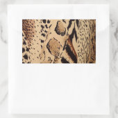 Sticker Rectangulaire Motif Cheetah (Sac)