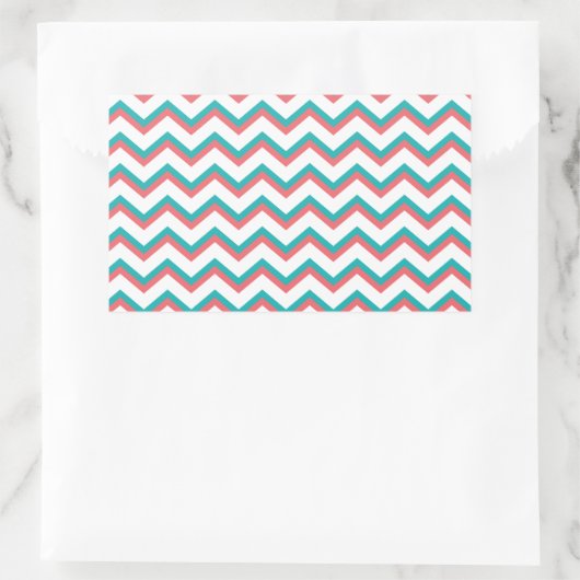 Sticker Rectangulaire Motif Chevron Sud-Ouest (Sac)
