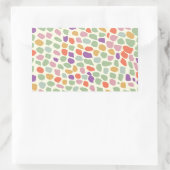 Sticker Rectangulaire motif coloré (Sac)