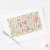 Sticker Rectangulaire motif coloré (Enveloppe)