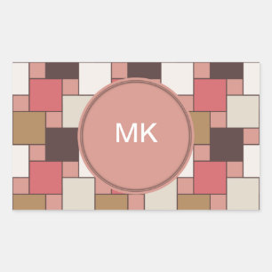 Sticker Rectangulaire Motif d'armure d'épice de citrouille