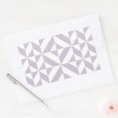 Sticker Rectangulaire Motif de cube de pale Cool géométrique (Enveloppe)