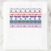 Sticker Rectangulaire Motif de la tribu indienne Aztec (Sac)