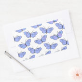 Sticker Rectangulaire Motif de papillon cosmique (Enveloppe)
