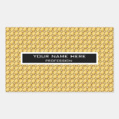 Sticker Rectangulaire Motif de pâtes (Devant)