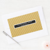 Sticker Rectangulaire Motif de pâtes (Enveloppe)