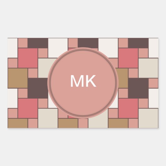 Sticker Rectangulaire Motif de pesage citrouille (Devant)