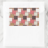 Sticker Rectangulaire Motif de pesage citrouille (Sac)