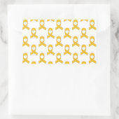 Sticker Rectangulaire Motif de ruban d'or (Sac)