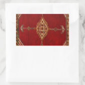 Sticker Rectangulaire Motif de tapis persan (Sac)