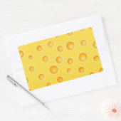 Sticker Rectangulaire Motif de texture au fromage suisse (Enveloppe)