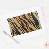 Sticker Rectangulaire Motif de tigre (Enveloppe)