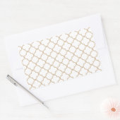 Sticker Rectangulaire Motif de trèfle 1 sable (Enveloppe)