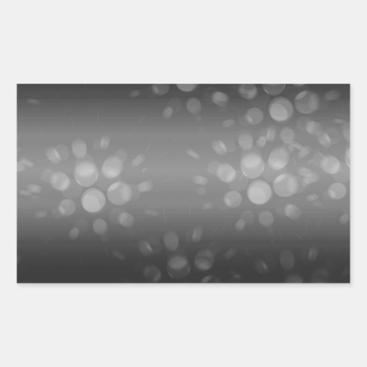 Sticker Rectangulaire Motif des éclats pointus - Noir, Gris, Blanc (Devant)