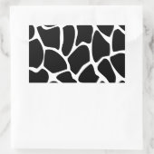 Sticker Rectangulaire Motif d'impression Giraffe. Design poster de anima (Sac)