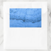 Sticker Rectangulaire Motif en granit bleu, marbre bleu, pierre bleue (Sac)