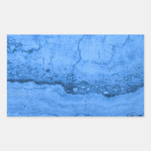 Sticker Rectangulaire Motif en granit bleu, marbre bleu, pierre bleue