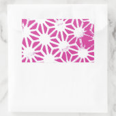 Sticker Rectangulaire Motif géométrique Fuchsia (Sac)