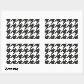 Sticker Rectangulaire Motif gris, noir et blanc sans soudure (Feuille)