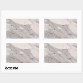 Sticker Rectangulaire Motif moderne en marbre noir gris rose (Feuille)