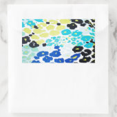 Sticker Rectangulaire Motif moderne tendance Leopard (Sac)