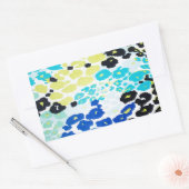 Sticker Rectangulaire Motif moderne tendance Leopard (Enveloppe)