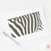 Sticker Rectangulaire Motif Poster de animal Zebra Stripe (Enveloppe)
