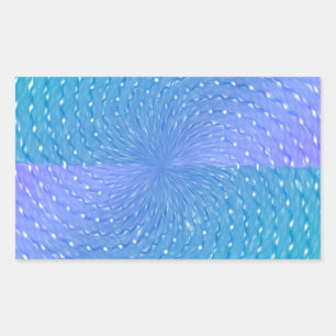 Sticker Rectangulaire Motif pourpre en pastel tourbillonnant d'abrégé