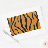 Sticker Rectangulaire Motif tigre rayé (Enveloppe)