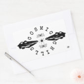 Sticker Rectangulaire Moto de refroidissement de poisson-chat de reptile (Enveloppe)