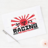 Sticker Rectangulaire Moto japonais (Enveloppe)