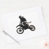 Sticker Rectangulaire Motocross (Enveloppe)