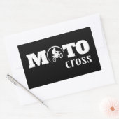 Sticker Rectangulaire Motocross (Enveloppe)