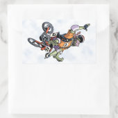 Sticker Rectangulaire Motogramme (Sac)