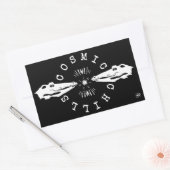 Sticker Rectangulaire Motte de refroidissement de poisson-chat de reptil (Enveloppe)