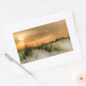 Sticker Rectangulaire Mouettes au lever du soleil (Enveloppe)