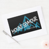 Sticker Rectangulaire Mount Seymour Mountains (Enveloppe)