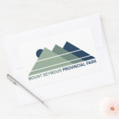 Sticker Rectangulaire Mount Seymour Provincial Park Mountain Sun (Enveloppe)