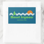 Sticker Rectangulaire Mount Seymour Provincial Park Rétro (Sac)
