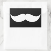 Sticker Rectangulaire Moustache (Sac)