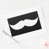 Sticker Rectangulaire Moustache (Enveloppe)
